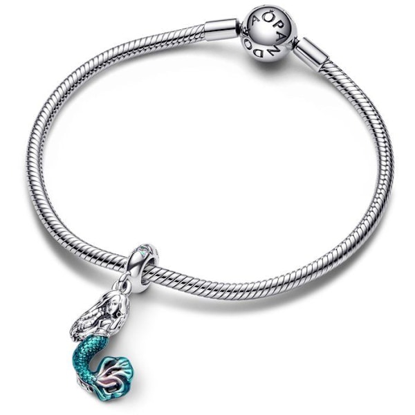 PANDORA Charm vedhæng Ariel Disney Den Lille Havfrue 792695C01 Flerfärgad