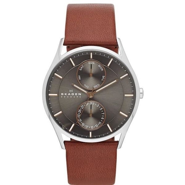 Ur - SKAGEN - HOIST SKW6086 - Quartz - Analog - Læder