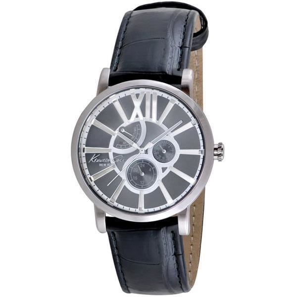 Ur - KENNETH COLE - GRANT IKC1980 - Kvarts - Analog - Sort Silikone