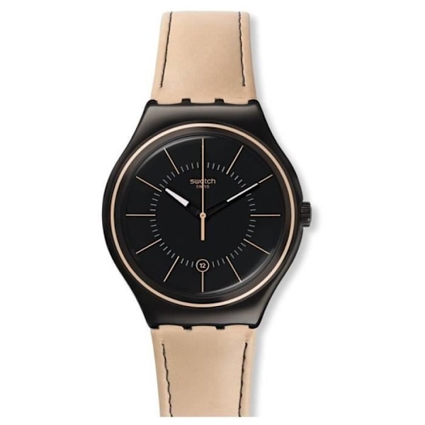 Ure - Swatch - YWB400 - Kvarts - Analog - Brun Læder