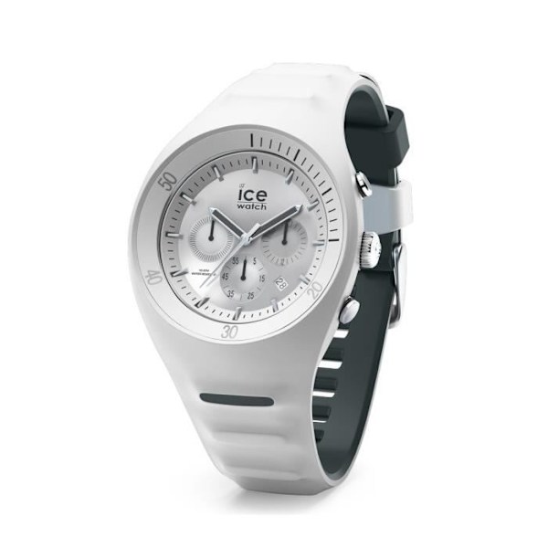Klocka - ICE-WATCH - P. Leclercq Vit - Silikonarmband - Chrono - Vattentät Vit