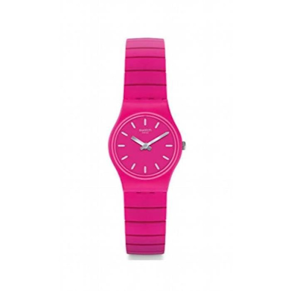 Klocka - Swatch - Flexipink LP149A - Kvarts - Silikon - Rosa Rosa