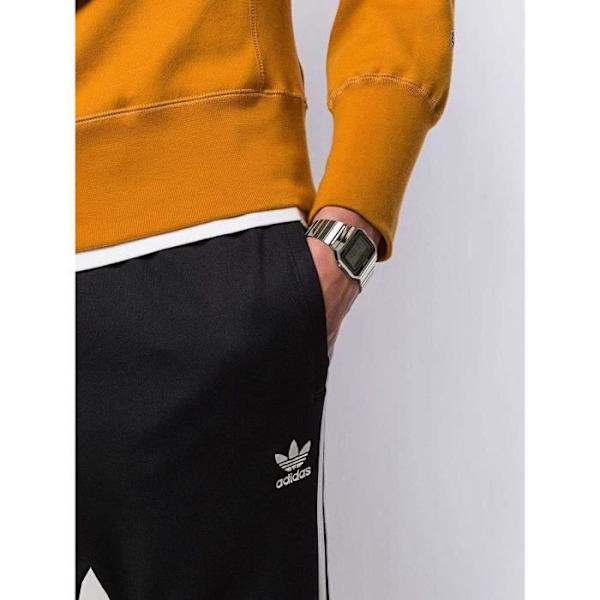 CASIO Collection A700WE-1AEF solklocka, chrono, nedräkning, larm - Grå - Dam Stål