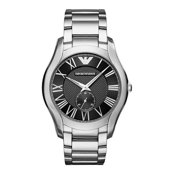 Kello - EMPORIO ARMANI - AR11086 - Musta Kellotaulu - 43mm Pyöreä Kotelo - 3 ATM Vedenkestävyys Silver