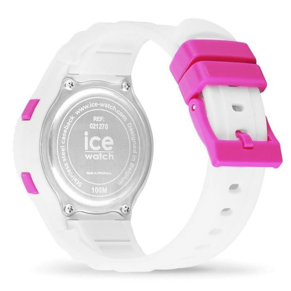 Børneur - ICE WATCH - Ice Watch digital - Hvid - Silikone - Vandtæt 100m Vit, turkos