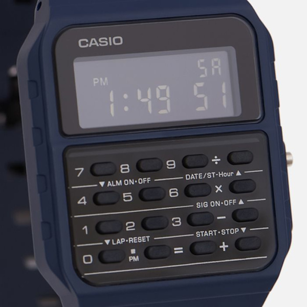 Klocka - CASIO - CA-53WF-2BEF - Digital - Harts - Vattentålighet 3 bar Mörkblå