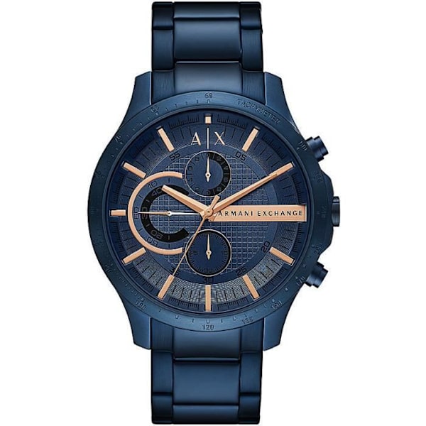 Armani Exchange miesten kronografikello - AX2430 - Sininen ruostumattomasta teräksestä valmistettu rannekoru - 5 ATM vedenkestävä Blå
