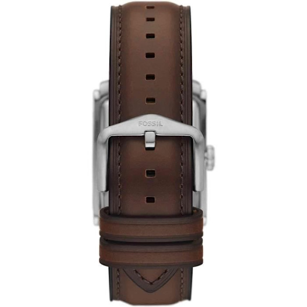 Fossil Miesten kello FS6012 - Ruskea Nahka - Vedenkestävä 5 Atm kastanj