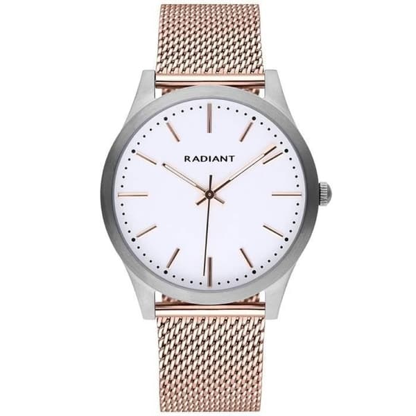 Herreur - RADIANT - RA553605 - Milanese mesh - Rustfrit stål - Kvarts Ros