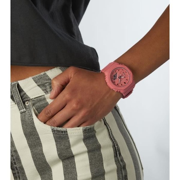 CASIO GMA-S2100-4A2ER Damklocka - Kvarts - Analog - Digital - Plastarmband - Rosa