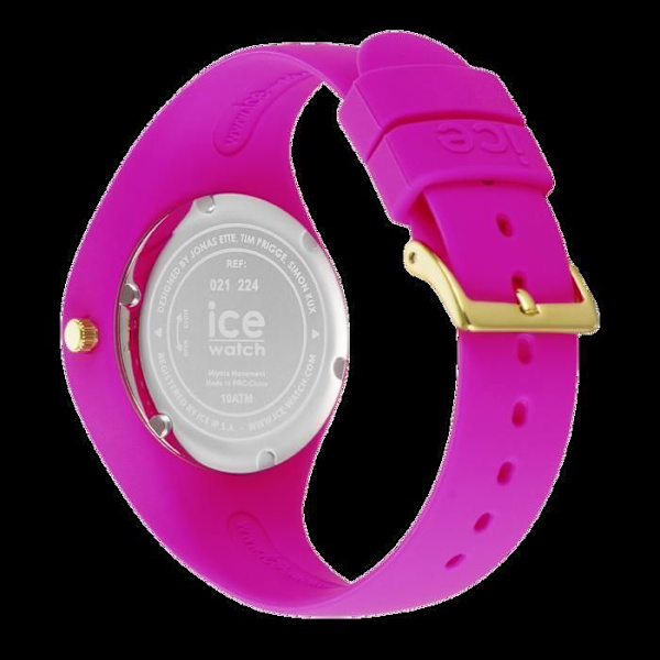 ICE WATCH Kello - Naiset - 021224 - Vaaleanpunainen silikoniranneke - Vedenpitävä 10 ATM Rosa