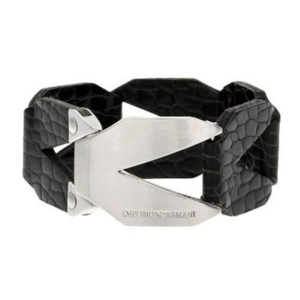 Armbånd - ARMANI - EG1787040 - Sølv - Sort - Unisex