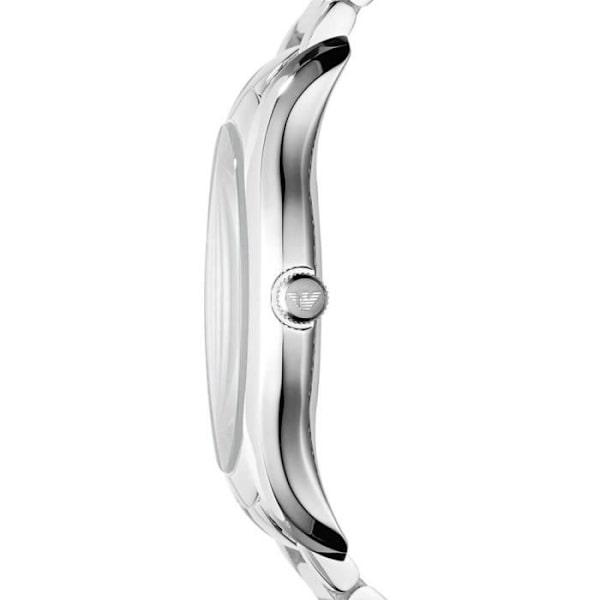 Kello - EMPORIO ARMANI - AR11086 - Musta Kellotaulu - 43mm Pyöreä Kotelo - 3 ATM Vedenkestävyys Silver