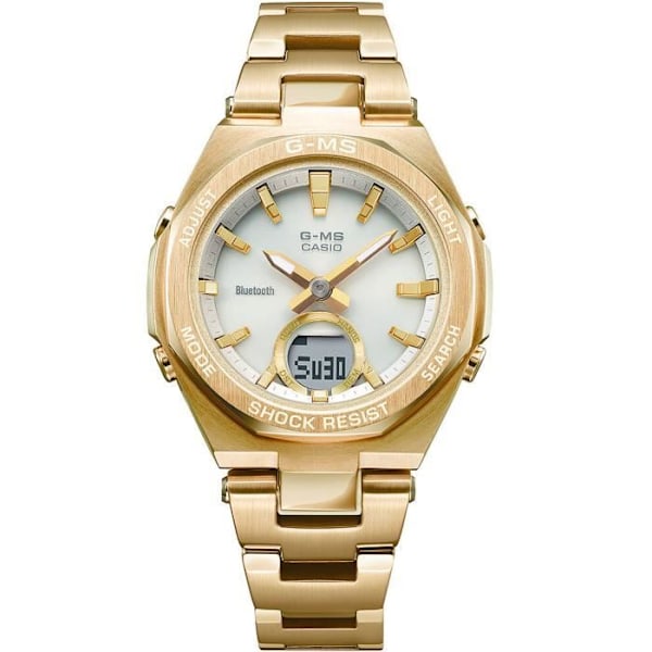 Klocka - Casio - MSG-B100DG-9AER - Kvarts - Analog - Rostfritt stål Guld gyllene