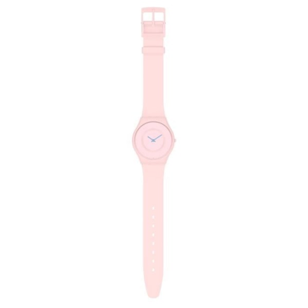 Naisten silikoni/muoviranneke - SWATCH - Pinkki Swatch Caricia kello - Materiaalin väri: Pinkki