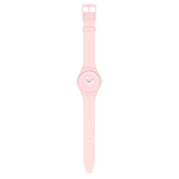 Ur - SWATCH - Caricia - Pink silikone rem - Quartz urværk - Analogt display Rosa