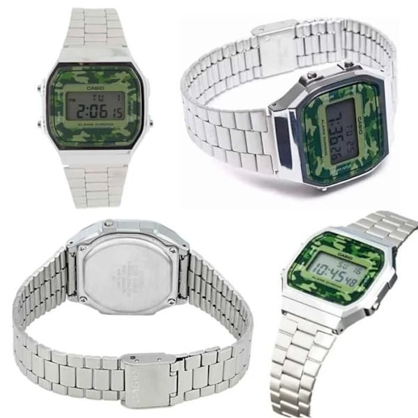 Klocka - CASIO - Illuminator - Timing - Dagligt larm - Vattentäthet 10 Atm Silver