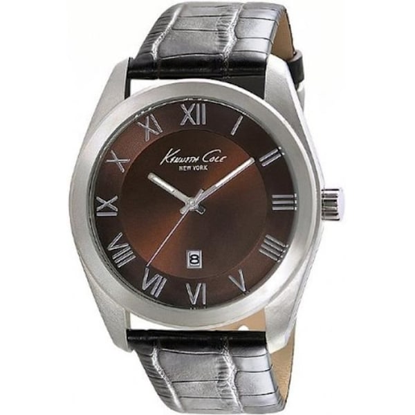 Klocka - Kenneth Cole - KC1927 - Analog - Kalvskinn - Brun