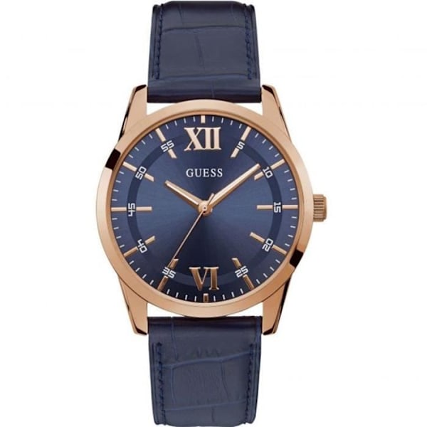 Ur - GUESS - W1307G2 - 42mm - Brun Læder - Rustfrit Stål