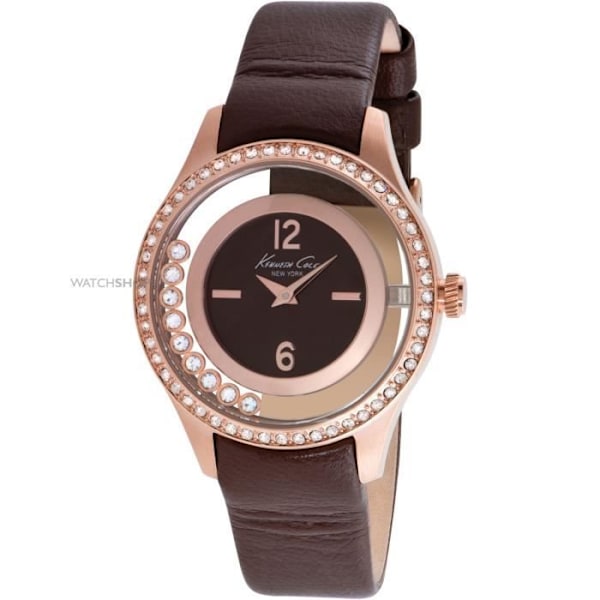 Ur - Kenneth Cole - KC2882 - Brun Læder - Analog - Kvarts