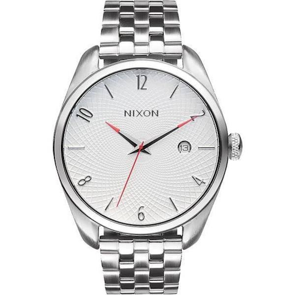 Ur - Nixon - A418-100 - Kvarts - Alfanumerisk - Hvidt stål