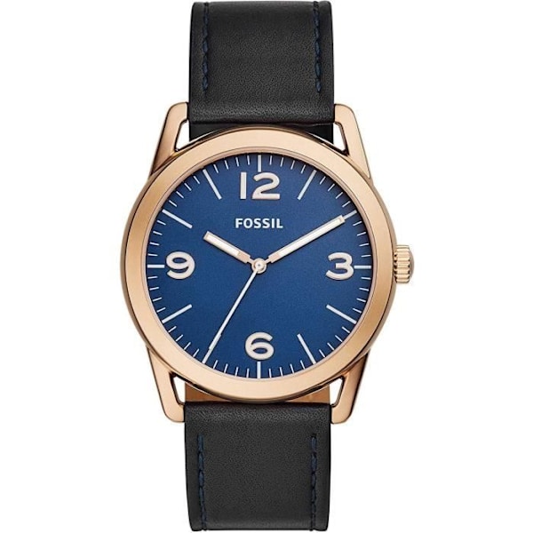 Herrklocka - Fossil - Ledger - 42mm - Blått läder - Analog kvarts Blå