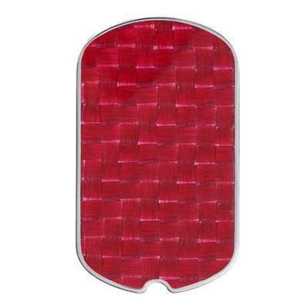 Médaillon - Viceroy - VMC0014-07 - Stål - Kulfiber - Rød Röd