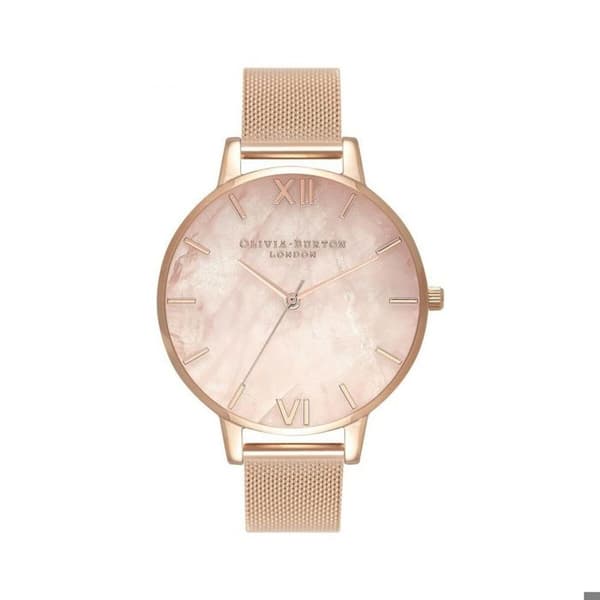 Dameur - OLIVIA BURTON - OB16SP01 - Rustfrit stål - Rosa urskive - Ø 38 mm Ros