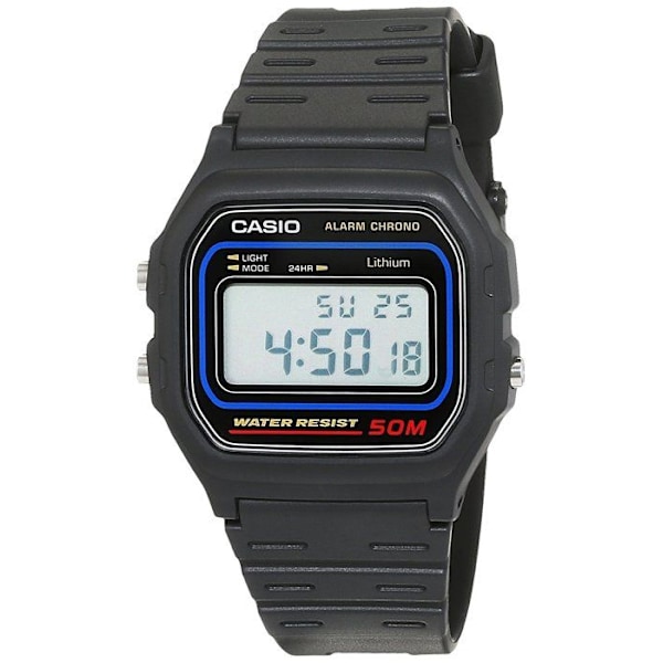 CASIO Naisten W-59-1VQES Chronograph Watch Svart