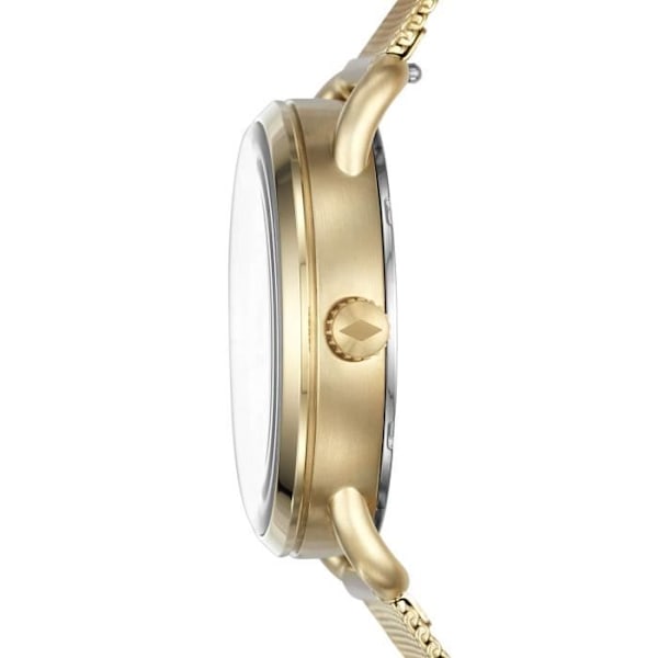 Dameur - Fossil - ES4332 - 34 mm - Rustfrit stål - Golden Quartz gyllene