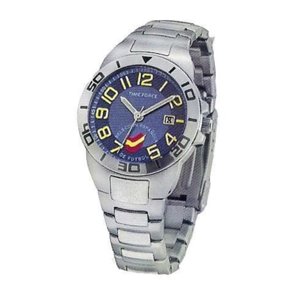 Kello - Time Force - TF3232B02M - Kvarts - Analogu - Valkoinen teräs