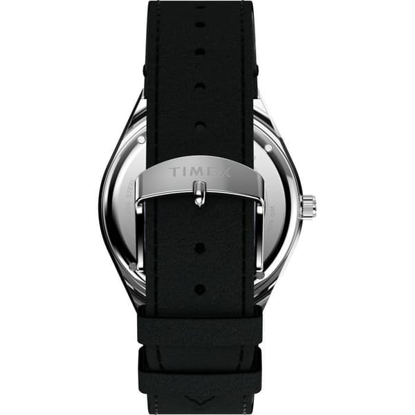 Ur - TIMEX - TW2Y56800 - Sort læder - 40 mm - 5 ATM Svart