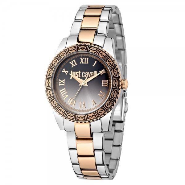 Ur - Just Cavalli - R7253202510 - Quartz - Analog - Sort stål Svart