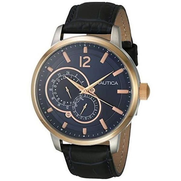 Ur - Nautica - NAI16501G - Quartz - Alfanumerisk - Sort/Blå Blå