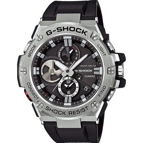 Ur - Casio - GST-B100-1AER - Sort - Resin - Analogisk Svart