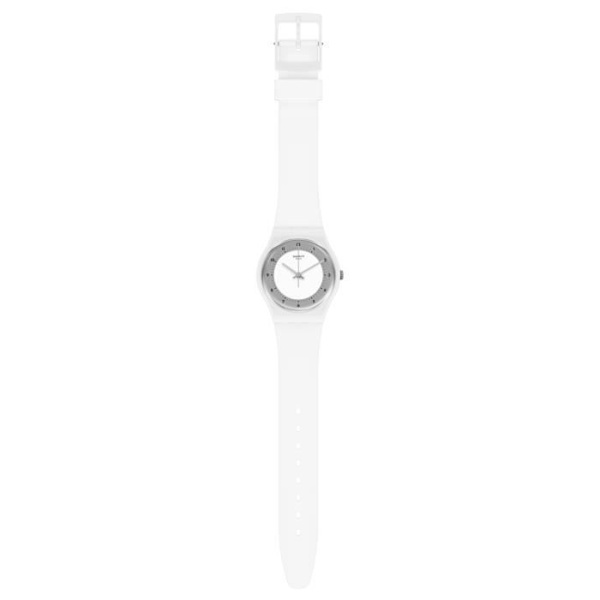 Klocka - SWATCH - SO28W104 - Quartz - 34mm - Vattentät 3 Atm - Unisex Vit, svart, guld