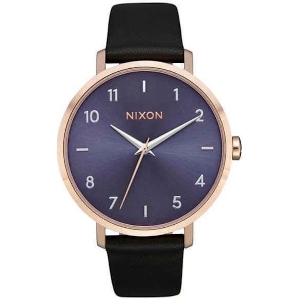 Dameur - Nixon - A10913005 - Læder - Ø 38 mm - 5 ATM vandtæthed Svart blå