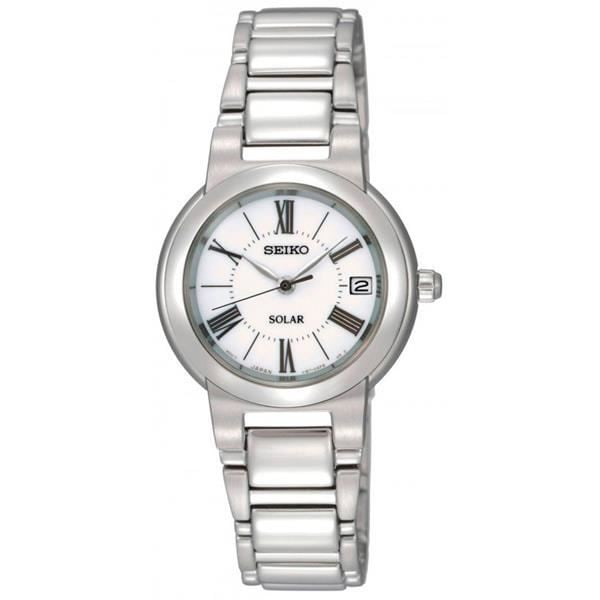 Damklocka - SEIKO - SUT033P1 - Kvarts - Analog - Rostfritt stål