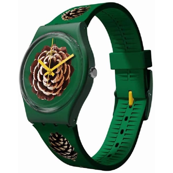 Klocka - Swatch - PINESONE GG221 - Dam - Quartz - Grön - Analog Grön