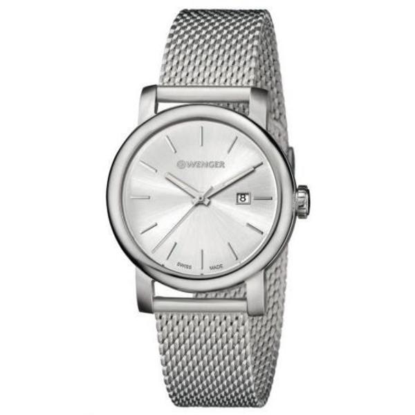 Klocka - WENGER - 01.1021.116 - Kvarts - Analog - Silverstål Pengar