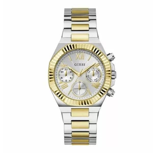 Ur - GUESS - GW0769L3 - Rustfrit Stål - Multifunktion - Bicolor Silver, Tvåfärgad