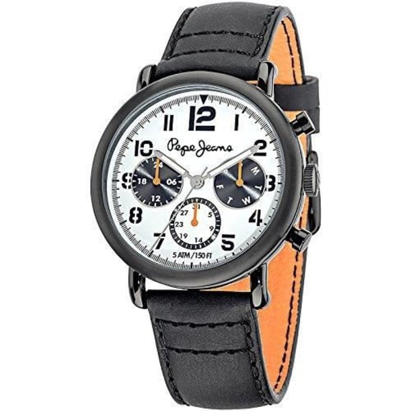 Klocka - Pepe Jeans - R2351105002 - Kvarts - Analog - Vitt läder Vit