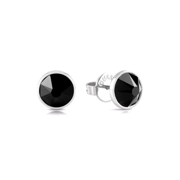 Øreringe - GUESS - JUME01343JWSTBKT-U - Rustfrit stål - Sølv - Sort Silver, Svart