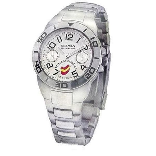 Ur - Time Force - TF3233B02M - Kvarts - Analog - Hvidt stål