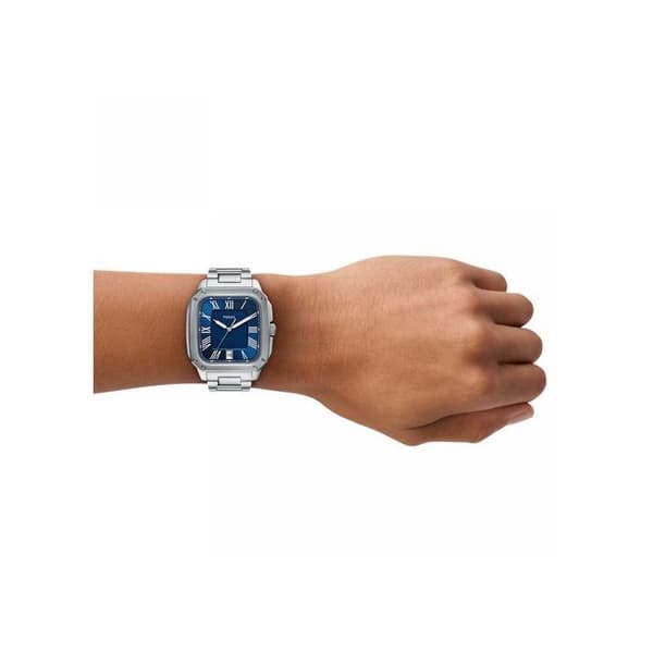 FOSSIL FS6121 herreur i marineblå farve, mode stil.
