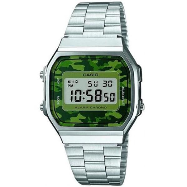 Klocka - CASIO - Illuminator - Timing - Dagligt larm - Vattentäthet 10 Atm Silver