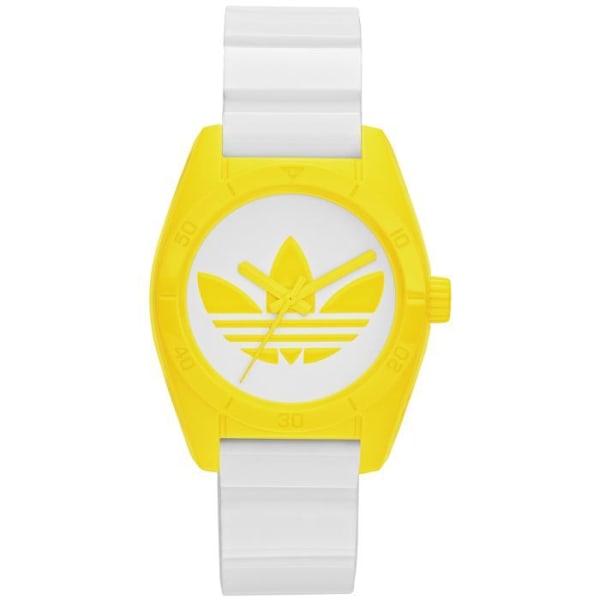 Ur - Adidas - Santiago ADH2850 - Gul Hvid - 32mm - Vandtæthed 5 ATM Gul Vit