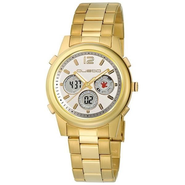 Dameur til kvinder - CUSTO - ON TIME STARLIGHT CU053203 - Quartz - Analog - Guldbelagt stål