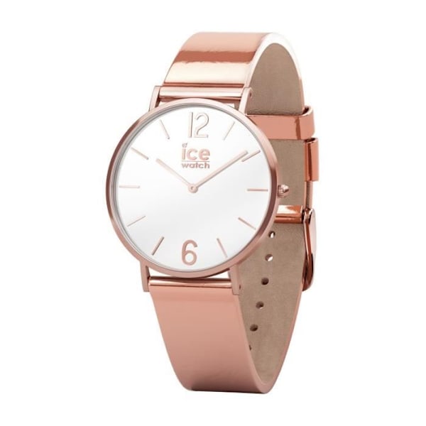 Ur - Ice Watch - City Sparkling - Pink læder - 3 ATM vandtæt - Analogt display Rosa