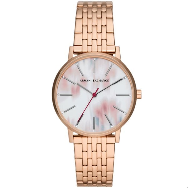 Armani Exchange Watch - Dame - AX5589 - Rustfrit stål - 36mm - Ip-rosé - Flerfarvet Ip-rosé